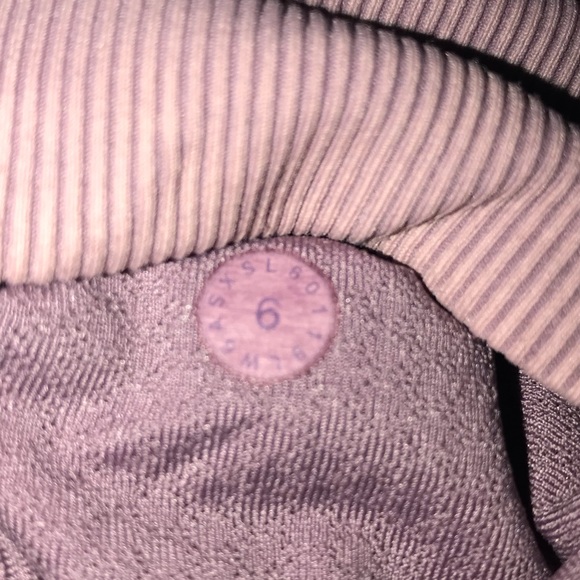 Lululemon Wunder Under Crop 23" Ribbed Leggings (Washed Antoinette Color) - Picture 7 of 12